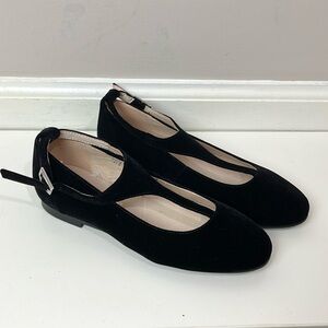 Venettini velvet T strap Mary Jane